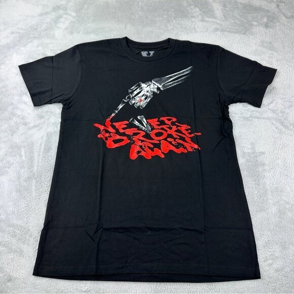Vlone x Never Broke Again Bones Black T-Shirt Large - Picture 1 of 10